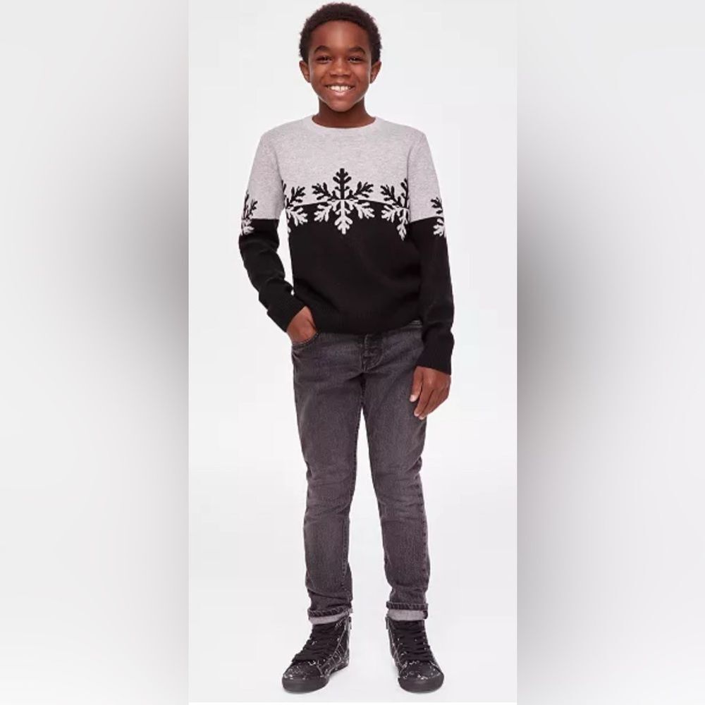 Holiday Lane Big & Little Boys Snowflake Sweater